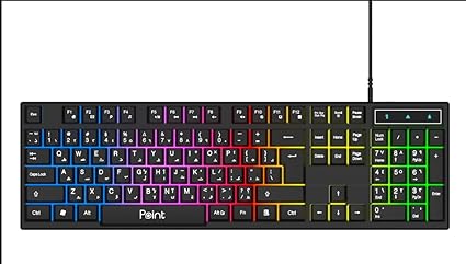 USB KEYBOARD RGB PT-203 POINT