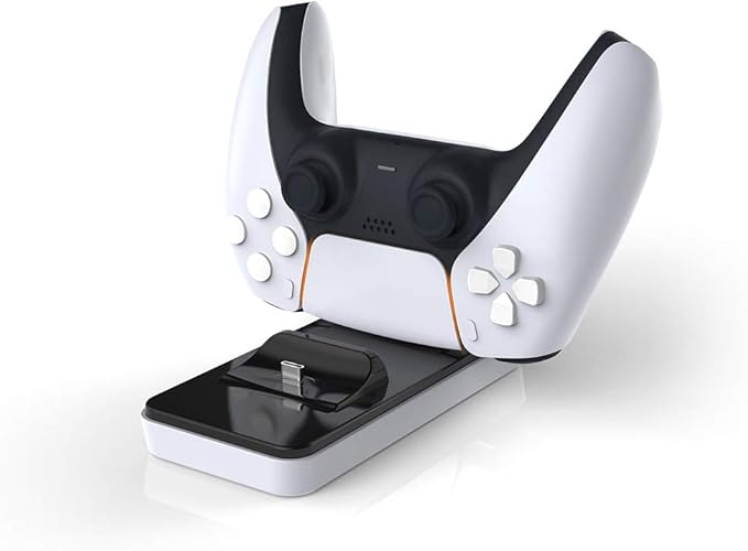 PS5 Controller Charger Station, PS5 Charging Station for Dual Sense Controller, Playstation 5 Accessories - T