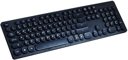 L'avvento (KB206) 2.4G Wireless Keyboard – US+Arabic layout Injection – Black