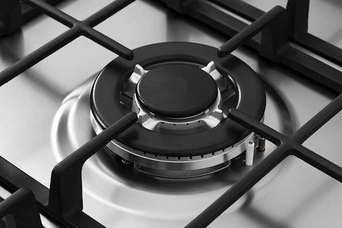 Ocean Flat Built In Cooker, 5 Burners, 90 cm, Gas, Auto Ignition, Full Safety, Country Of Origin Turkish, Stainless - OGHF95IPROSV - T