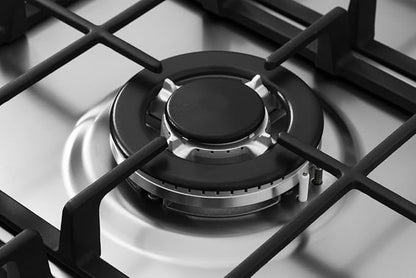 Ocean Flat Built In Cooker, 5 Burners, 90 cm, Gas, Auto Ignition, Full Safety, Country Of Origin Turkish, Stainless - OGHF95IPROSV - T