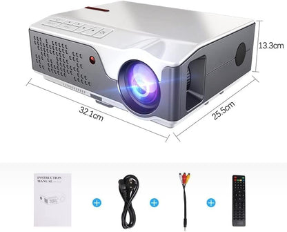 Projector Td96 Td96w Full HD 1080p Android WiFi LED Projector 1920 x 3D Home Theater Smartphone Color :A Zhengqiang A,7800 Lumen,x1080,.,1920 x 1080