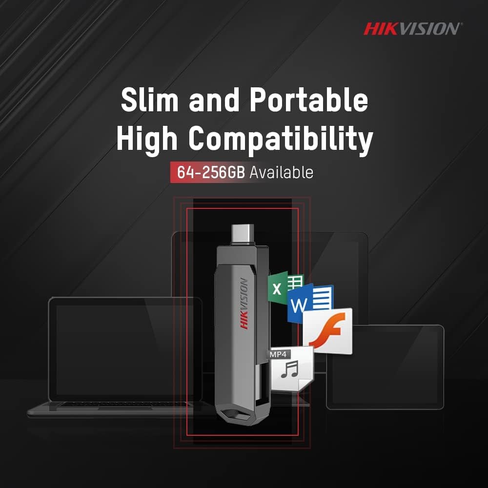 Hikvision E304C Ultra Dual Drive Go USB Type-C Flash Drive - 64GB