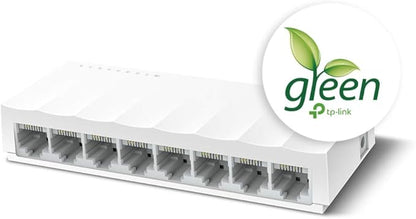 TP-LINK LS1008 Desktop Switch, 8 Ports - White