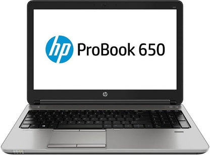 HP ProBook 650 G1 Laptop - Intel Core i5,2.6 GHz, 15.6in, 500GB, 4GB, Black