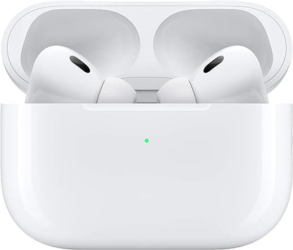 Apple AirPods Pro (2nd Generation) Wireless Ear Buds with USB-C Charging, Up to 2X More Active Noise Cancelling Bluetooth Headphones, Transparency Mode, Adaptive Audio, Personalized Spatial Audio