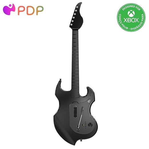 PDP - RIFFMASTER Wireless Guitar Controller For Xbox Series X|S, Xbox One & Windows 10/11 PC - Black