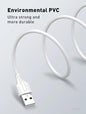 Ldnio LS371 Data Cable Charger And Sync 1M 2.1A Current Max Lightning To USB - White