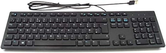 Dell 091A682 KB216 USB QWERTY English(UK Layout) Black Keyboard - Keyboards (Standard, Wired, USB, QWERTY, Black)