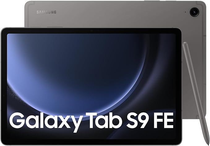 Samsung Galaxy Tab S9 FE 5G Android Tablet, 8GB RAM, 256GB Storage, S Pen Included, Gray