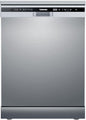 TOSHIBA Dishwasher - Dw-13F8Af(Ss)-Eg -Silver/Sts Door - 6 Programs - Free Standing, Auto-Open Dry, Noise Level 47 Db(A), Half Load, Led Interior Light Silver 13Place Set