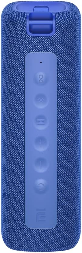 Xiaomi Mi Bluetooth Portable Speaker, 13 Hours Playtime, Built in Microphone, IPX7 Waterproof, Portable Wireless Speaker with Strong Stereo Sound Blue, MDZ-36-DB - T