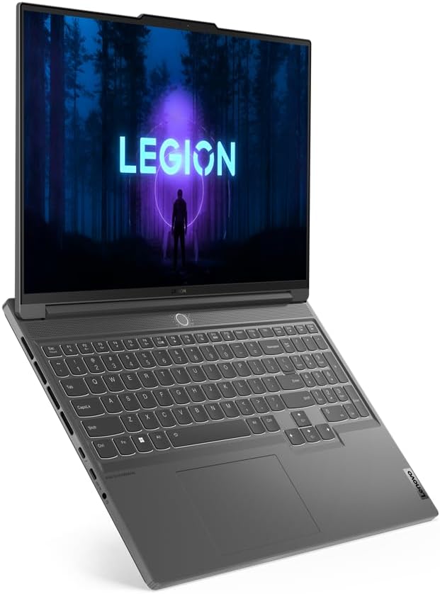 Lenovo Legion Slim 7 16IRH8-13th Intel Core i7-13700H, AI Chip: LA2-Q, NVIDIA GeForce RTX 4060 GDDR6 Graphics, 16GB DDR5-5200 RAM, 1TB SSD, 16" 3.2K (3200x2000) IPS 430nits 165Hz, Aluminium Grey
