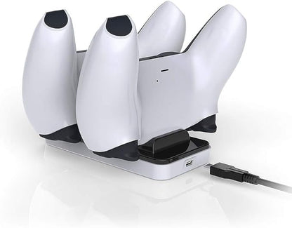 PS5 Controller Charger Station, PS5 Charging Station for Dual Sense Controller, Playstation 5 Accessories - T