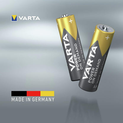 VARTA Power on Demand AA Mignon Batteries (40-pack, economy pack in environmentally-friendly packaging - smart, flexible and powerful - e.g. for computer accessories, Smart Home devices or torches)