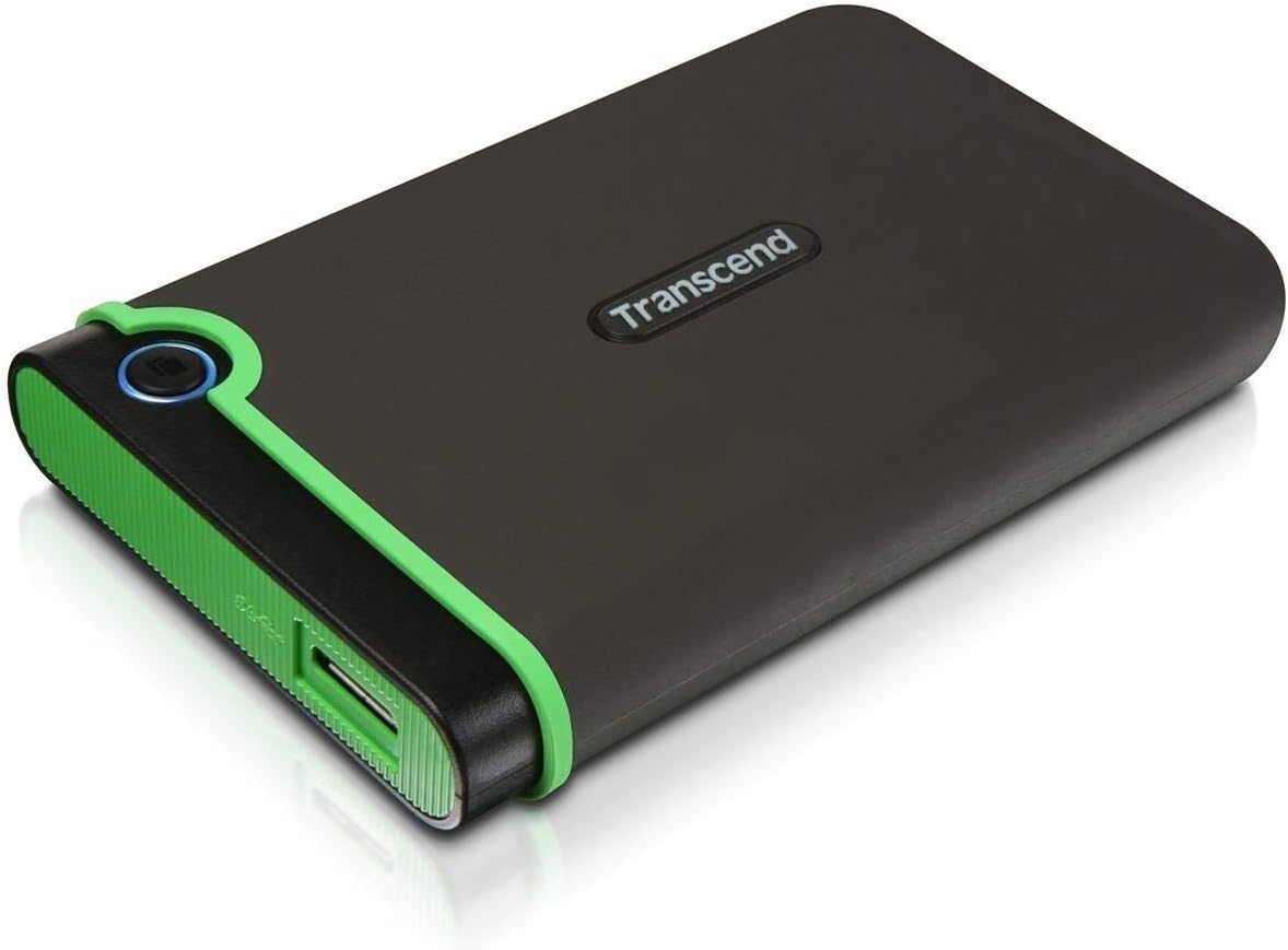 Transcend 1TB 2.5 inch USB 3.0 Military-Grade Shock Resistance Portable Hard Drive