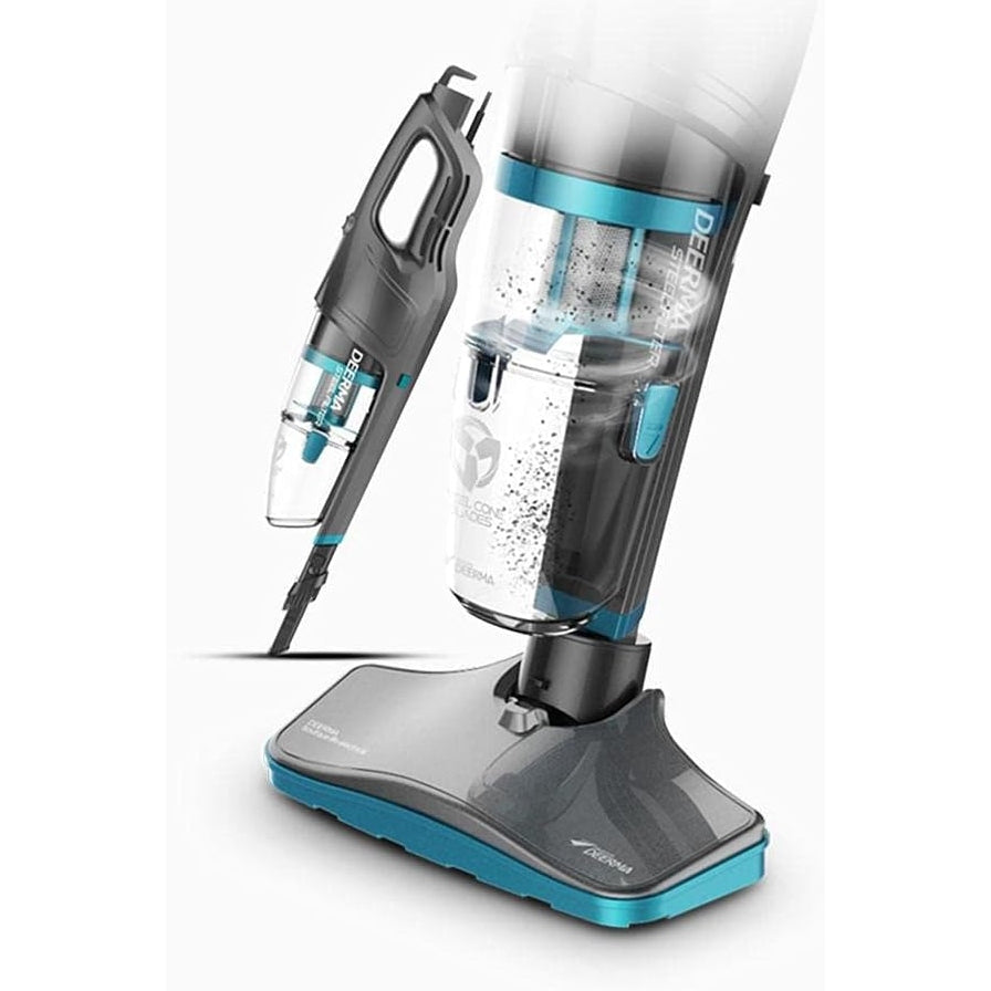 Deerma DX900 Upright Vacuum Cleaner Handheld Household Cleaner Low Noise Dust Collector Strong Suction Black"Min 1 year manufacturer warranty