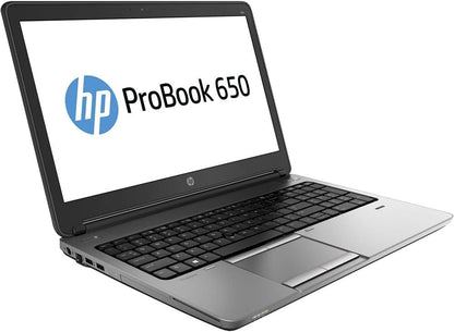 HP ProBook 650 G1 Laptop - Intel Core i5,2.6 GHz, 15.6in, 500GB, 4GB, Black