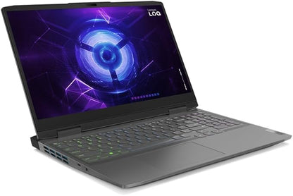 Lenovo LOQ 15IRH8 Gaming Laptop - Intel Core i5-12450H 8-Cores, AI Chip: LA1, 6GB GDDR6 NVIDIA GeForce RTX 3050 Graphics, 16GB DDR5 RAM, 512GB SSD, 15.6" FHD (1920x1080) IPS 350nits 144Hz + RGB Mouse