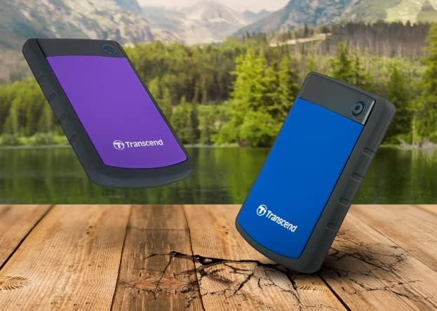 Transcend 4TB USB 3.1 Gen 1 StoreJet 25H3B SJ25H3B Rugged External Hard Drive TS4TSJ25H3B Blue