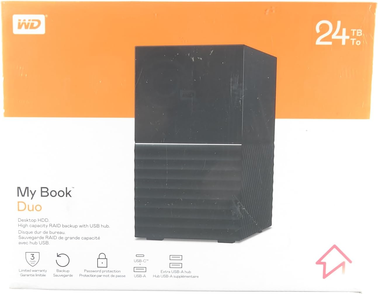 My Book Duo 24TB - Desktop RAID External Hard Drive USB 3.1 Gen 1