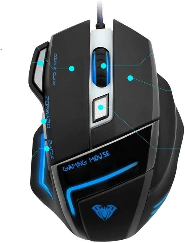 Aula Ghost Shark 400-2000 Dpi Wired Usb Expert Gaming Mouse