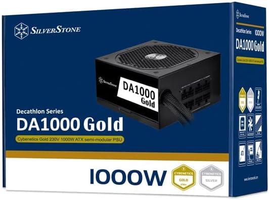 SilverStone DA1000 Gold semi-modular ATX power supply