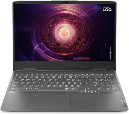 Lenovo LOQ 15IRH8 Gaming Laptop - Intel Core i5-12450H 8-Cores, AI Chip: LA1, 6GB GDDR6 NVIDIA GeForce RTX 3050 Graphics, 16GB DDR5 RAM, 512GB SSD, 15.6" FHD (1920x1080) IPS 350nits 144Hz + RGB Mouse