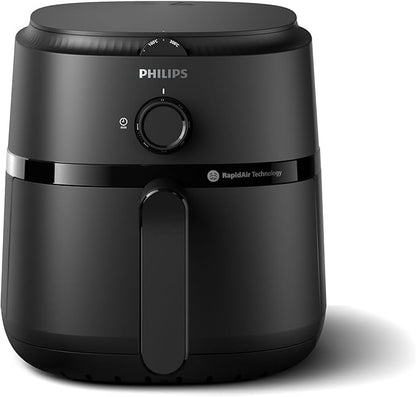 Philips Airfryer L - 1500W, 50/60Hz, 4.1L, 0.8KGs, 12-in-1 Cooking Functions,Rapid Air Technology, Black - NA120/00 - T