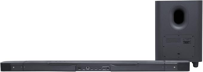 JBL Bar 1000 7.1.4 Channel Soundbar with Detachable Speakers, Dolby Atmos Surround, DTS:X + MultiBeam, 880W Output, Built-In WiFi, Voice Assistant, 3D Sound - Black |1 year manufacturer warranty
