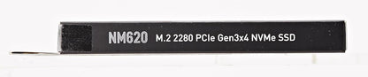 Lexar NM620 1TB SSD, M.2 2280 PCIe Gen3x4 NVMe 1.4 Internal SSD, Up to 3500MB/s Read, 3000MB/s Write, 3D NAND Flash Internal Solid State Drive for PC Enthusiasts and Gamers (LNM620X001T-RNNNG)