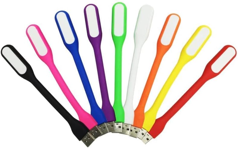 Black Usb Led Light Mini Flexible Lamp For Computer Laptop Keyboard Reading - T