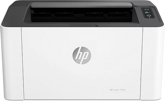 HP 107w Laser Printer, 4ZB78A - White