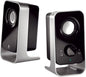 Logitech LS11 Computer Speakers Stereo 2.0 - Total Output 6W - Small size. Clear sound. Enhance your PC audio and listen to games, movies, and music with these sleek, compact speakers