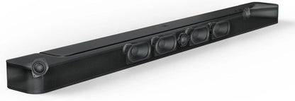 JBL Bar 500 5.1-Channel Soundbar with Wireless Subwoofer, Multibeam and Dolby Atmos Theatre-Quality 3D Surround Sound, PureVoice Technology, 590W Output Power, Built-In WiFi - Black, JBLBAR500PROBLKUK