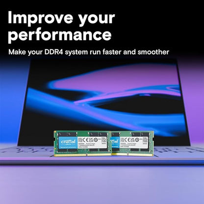 Crucial RAM 8GB DDR4 3200 MHz CL22 Laptop Memory CT8G4SFRA32A