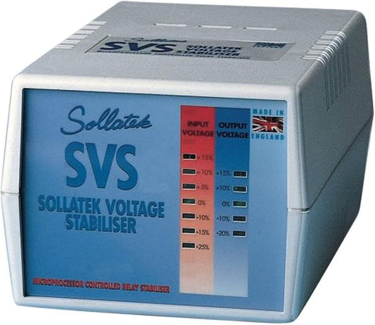 Sollatek voltage stabiliser svs04(03)-22 4 amps