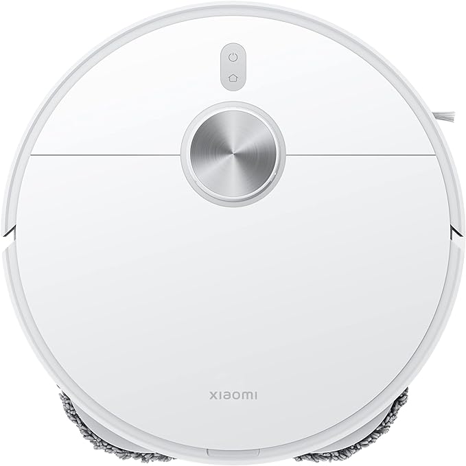 Xiaomi Robot Vacuum X10+ with Smart Cleaning all-in-one Station| S-Cross AI™ Advanced 3D obstacle recognition| 4000Pa powerful Suction high speed rotation, 3 water volume settings | - White