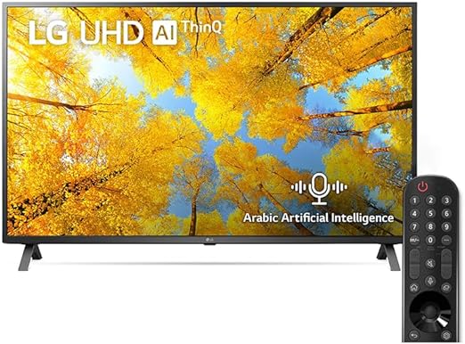 LG UHD 4K TV 50 Inch UQ7500 Series, Cinema Screen Design 4K Active HDR WebOS Smart AI ThinQ,Black