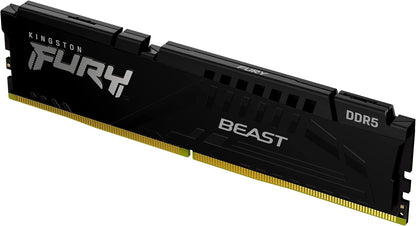 Kingston Fury Beast 16GB DDR5 5200MHz CL40 KF552C40BB-16 Desktop Memory - T