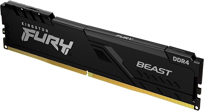 Kingston FURY Beast RGB 16GB 3200MHz DDR4 CL16 Desktop Memory Single Stick KF432C16BBA/16