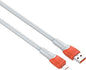 LDNIO LS601 Micro 30W Super quick charge Data Cable 1M Length - Gray-Orange