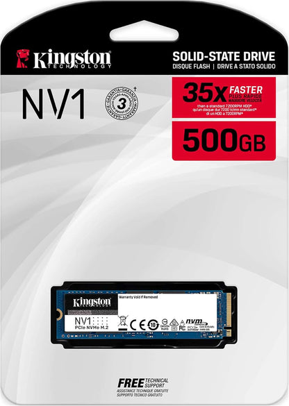 Kingston NV1 500GB NVMe PCIe SSD (SNVS/500G)