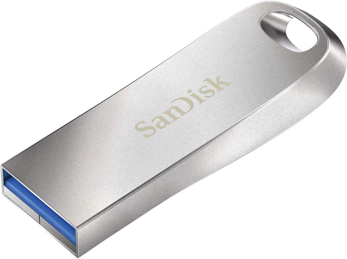 SanDisk 32GB Ultra Luxe USB 3.1 Gen 1 Flash Drive - SDCZ74-032G-G46, Silver