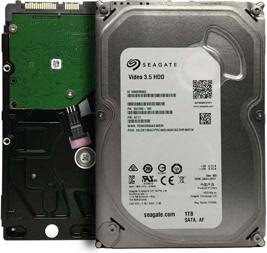 Seagate Video 3.5 HDD Internal Hard Drive Bare Drive - 1000GB (ST1000VM002)