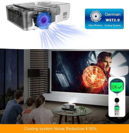 UNIC T6 Mini Projector 3500 Lumins 1280X720 Full HD LED Home Cinema Projector