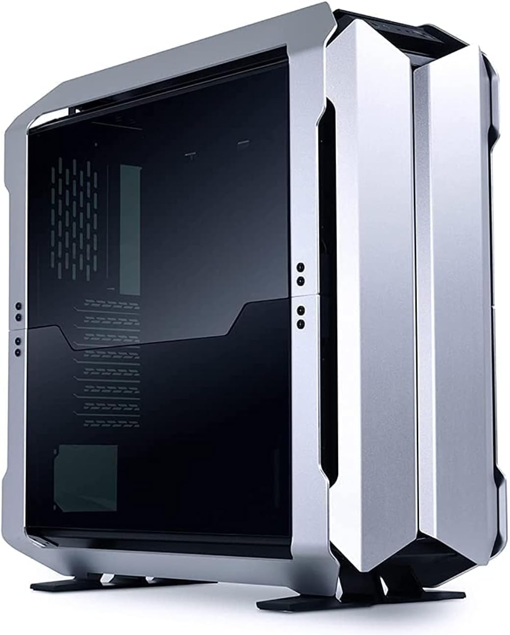 Lian Li Odyssey X Silver Tempered Glass on The Left and Right Sides, Aluminum Full Tower Gaming Computer Case - TR-01A