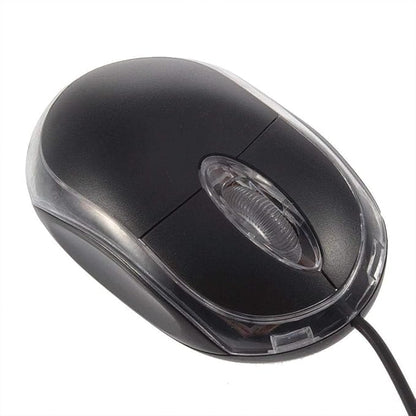 Wired USB Optical Mouse For Pc/Laptop With Scroll Wheel - Black