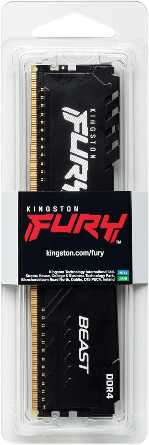 Kingston FURY Beast 8GB 3200MHz DDR4 CL16 DIMM Black - T
