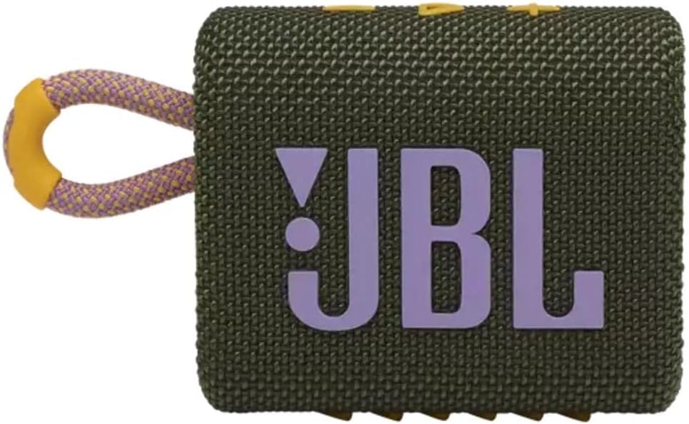 JBL GO 3 Portable Waterproof Bluetooth Speaker - Green